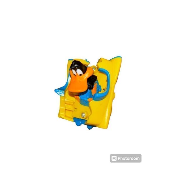 Vintage toy lot - Daffy Duck, big bird, swamp boat, chicken nuggets - Picture 2 of 11